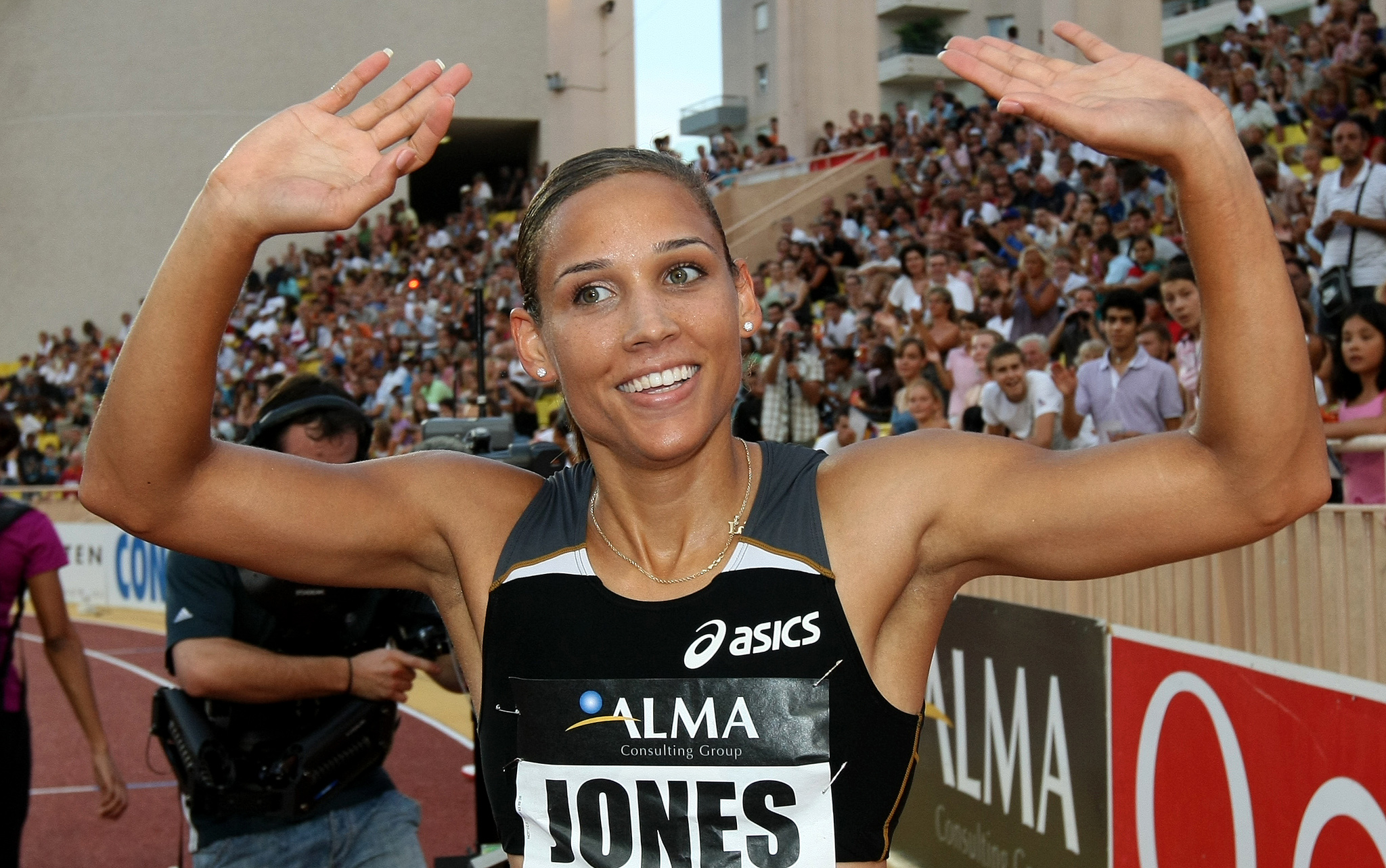 American hurdler and all around awesome person Lolo Jones.